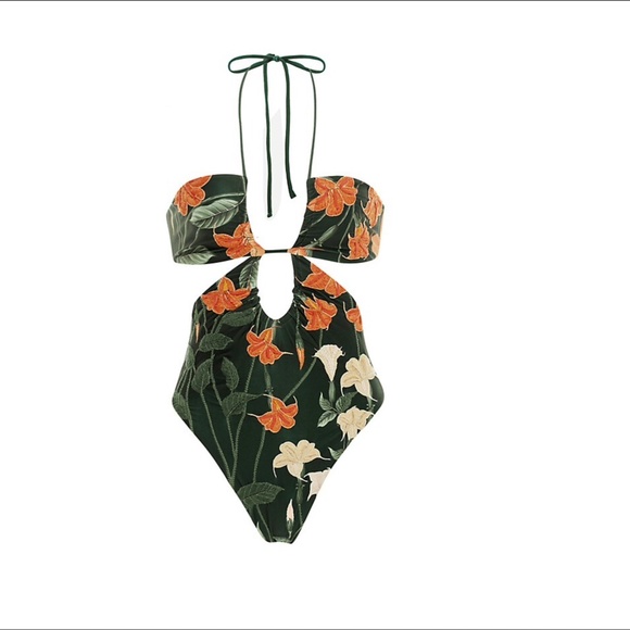 Agua by Agua Bendita Curandera Mejorana Sabanero Nocturno Swimsuit M - Picture 6 of 13